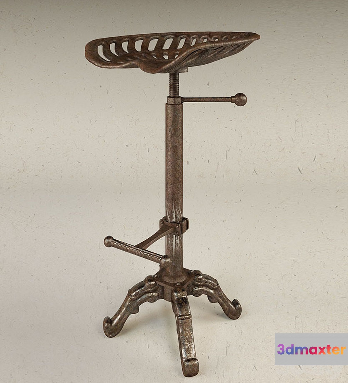 Cast iron bar stool