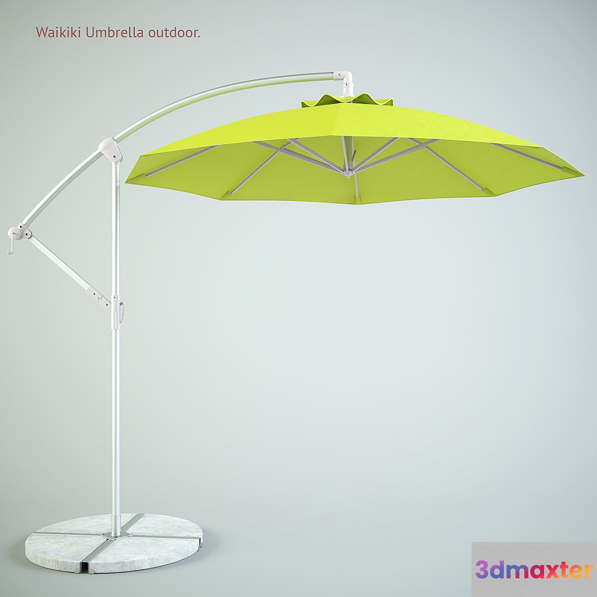 Outdoor Umbrella Room&Board 3D Max