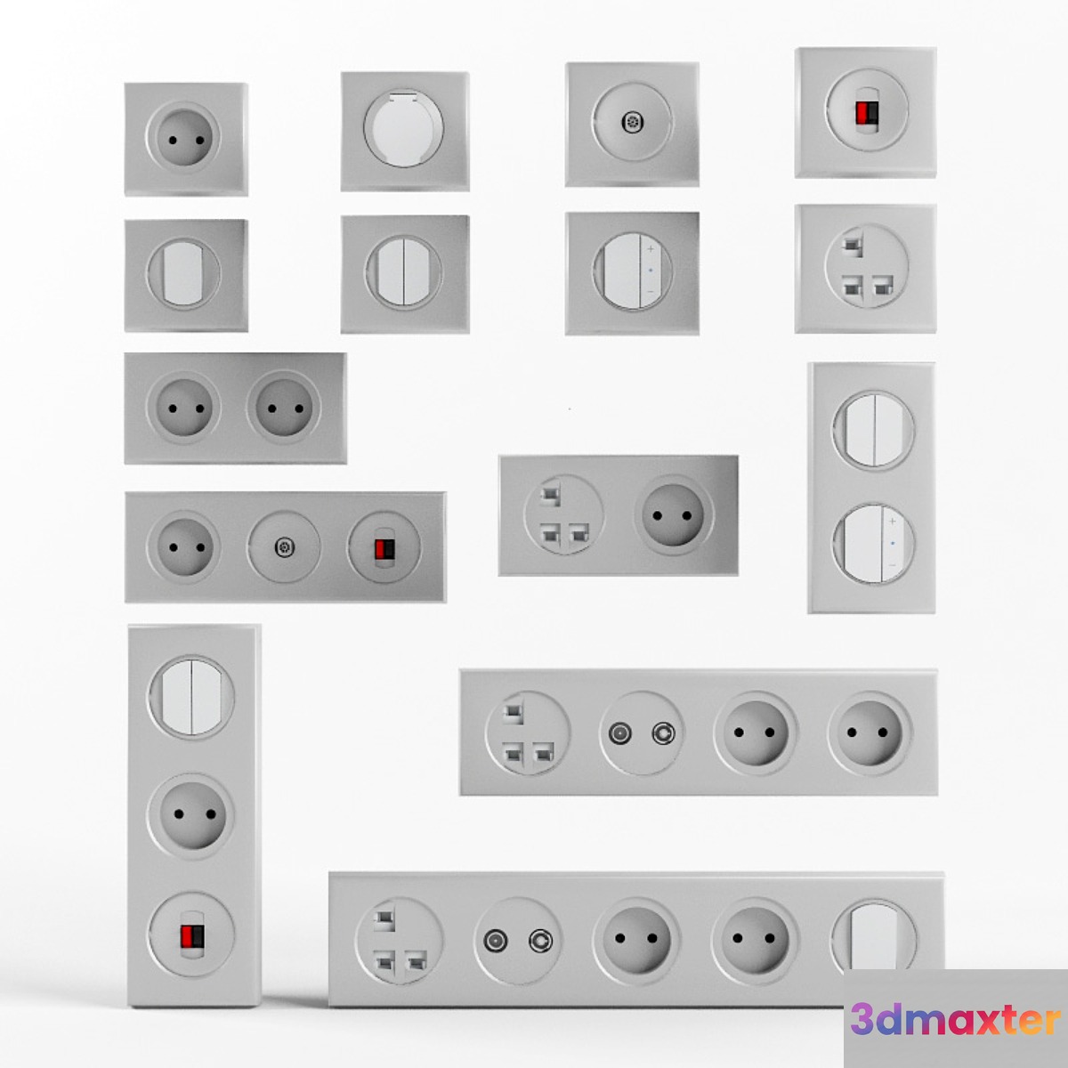 Sockets switches blocks