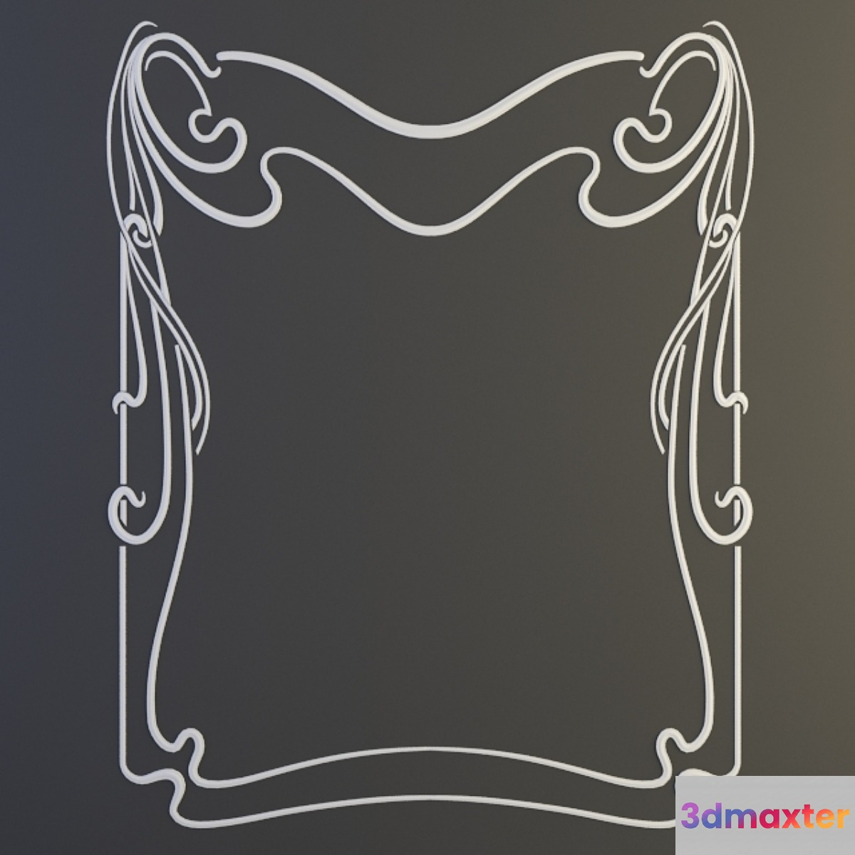 Plaster moldings of Art Nouveau