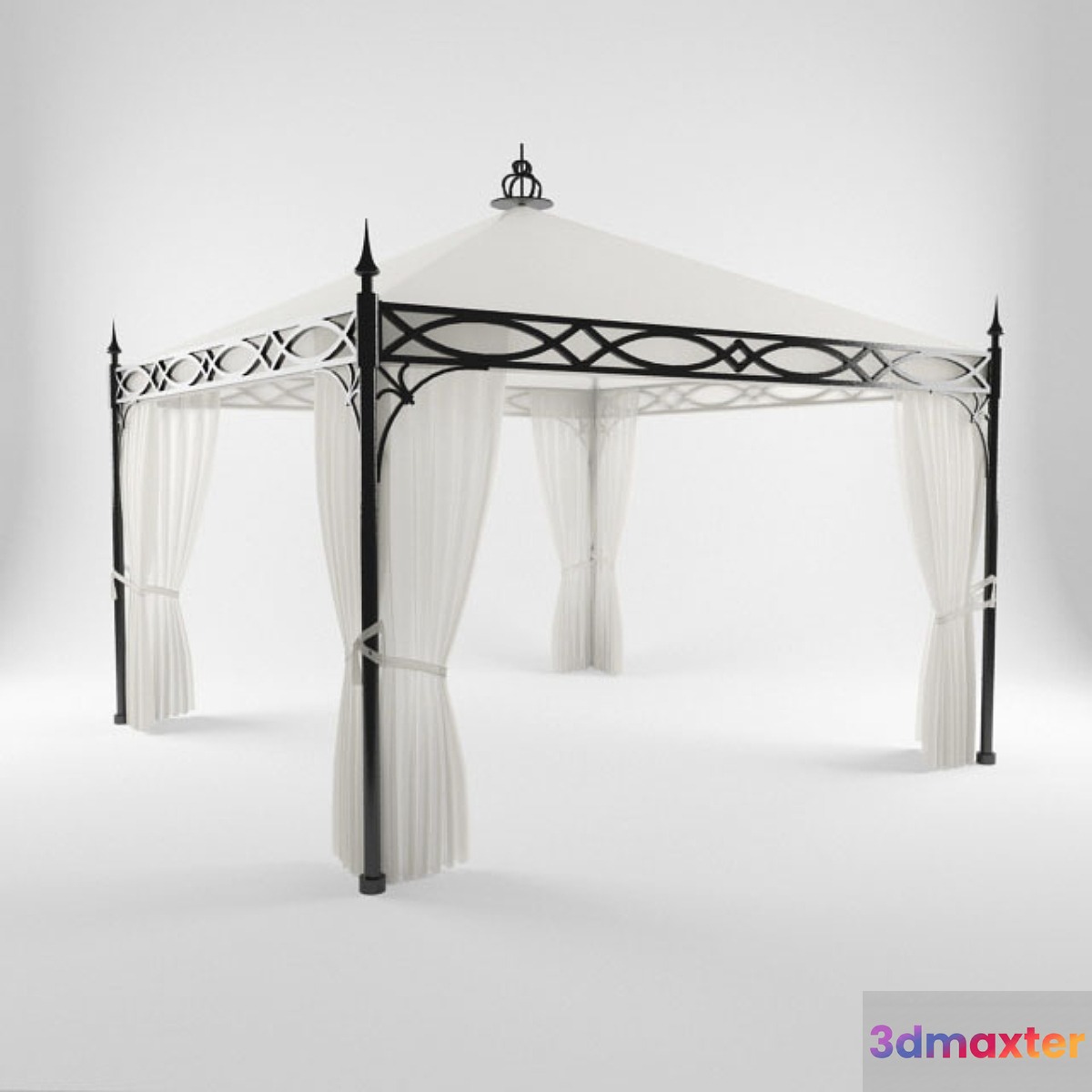 Wrought iron gazebo