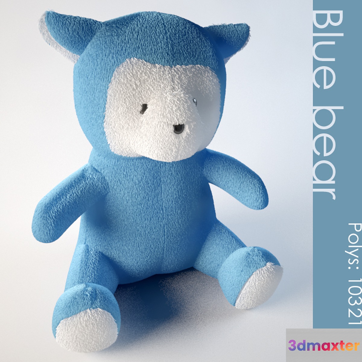 Teddy blue bear