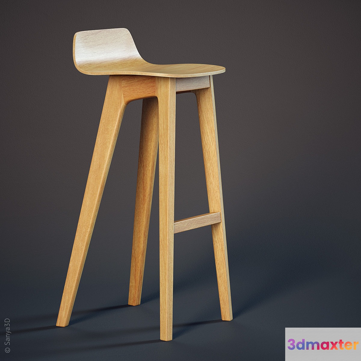 Morph bar chair by Zeitraum 3D Max