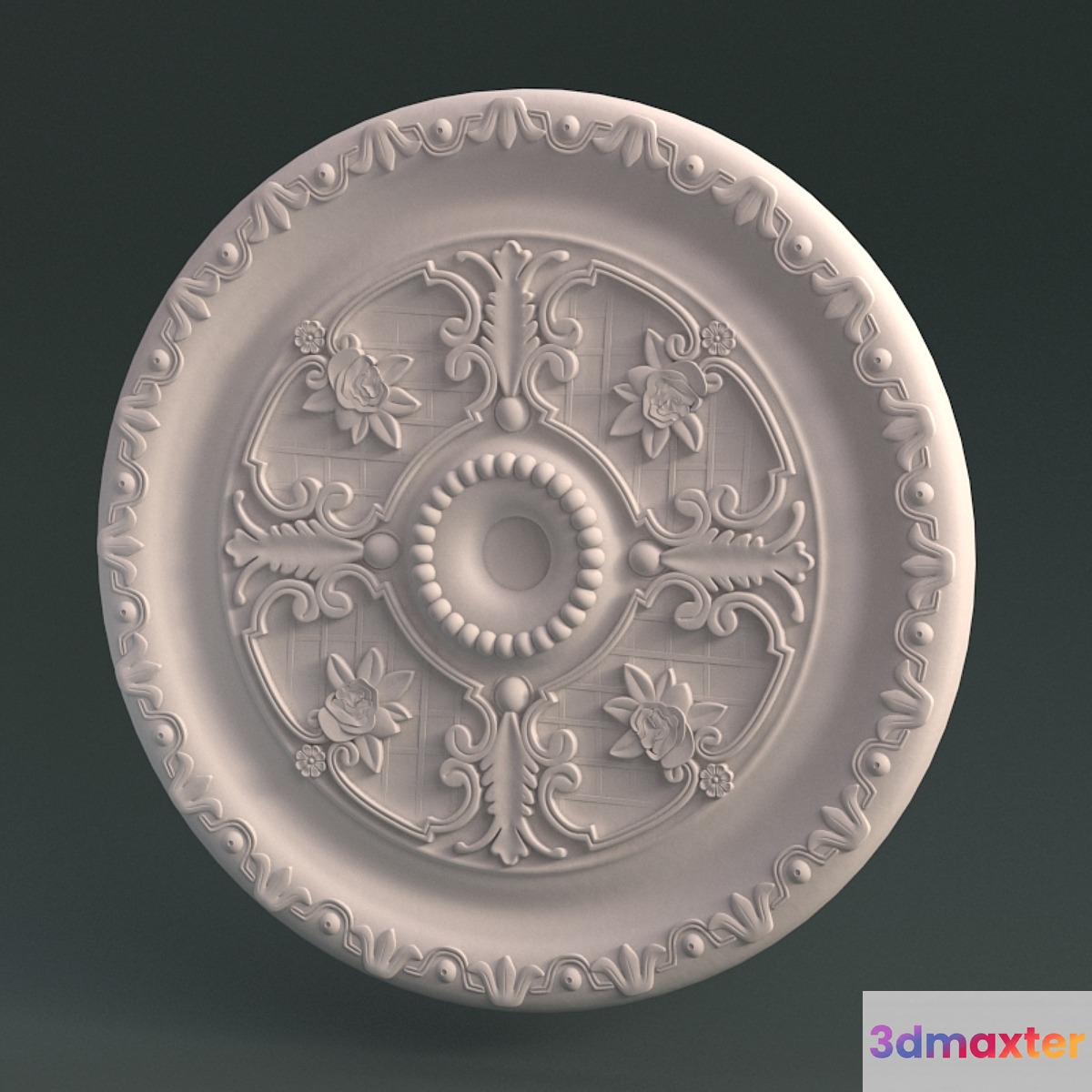 Ceiling rosette 3D Max