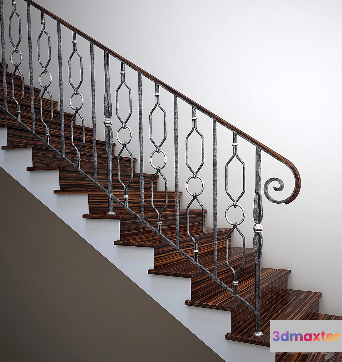 Wrought iron railing