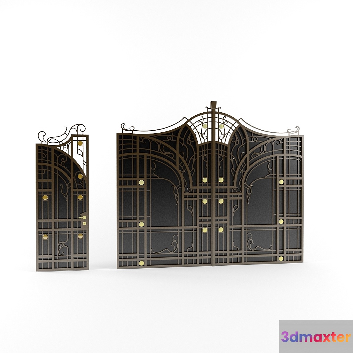 Wrought iron gate