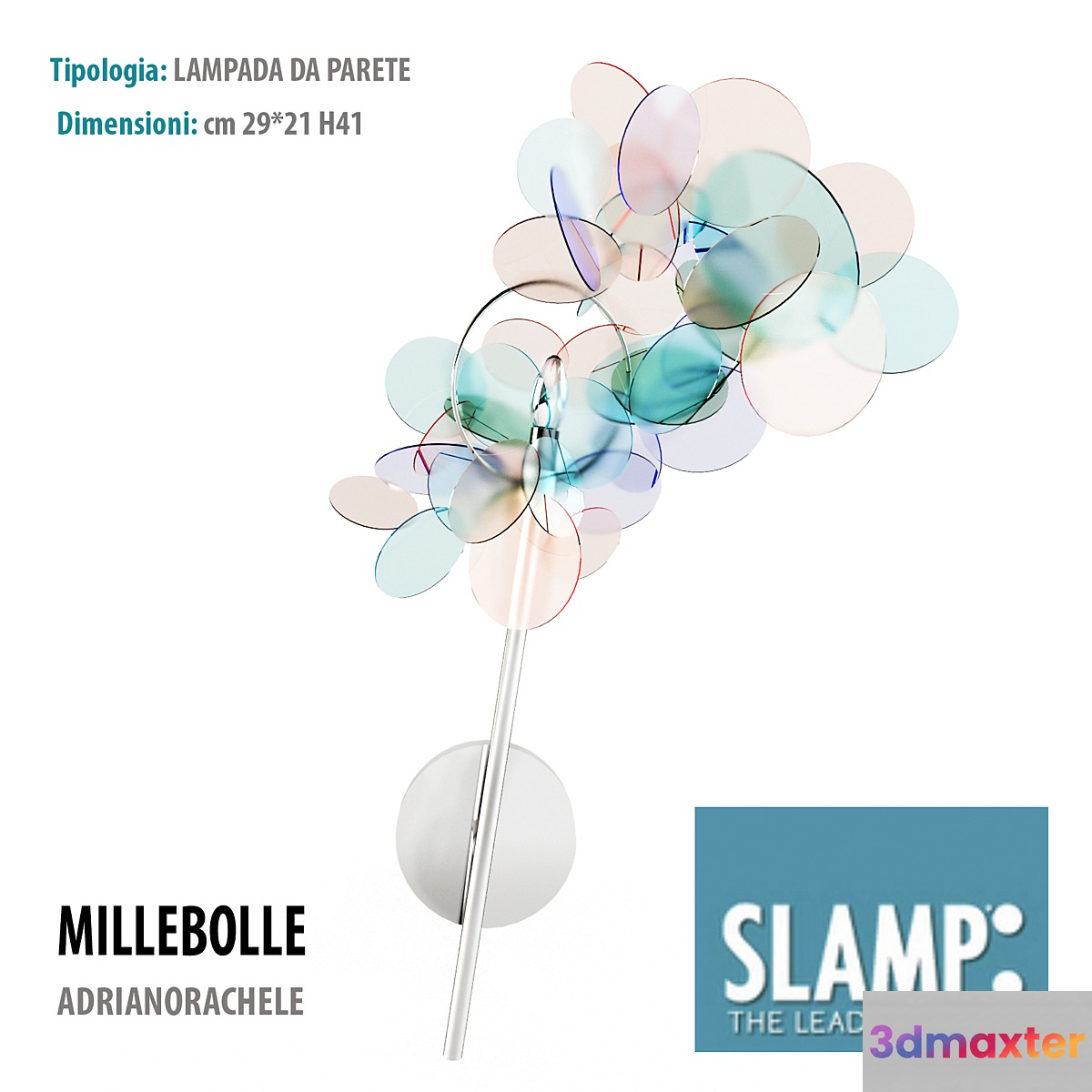 SLAMP MILLE BOLLE (Light da parete) 3D Max