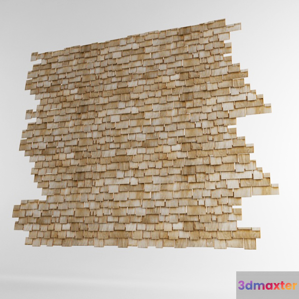 Shingles (wooden tiles) 3D Max