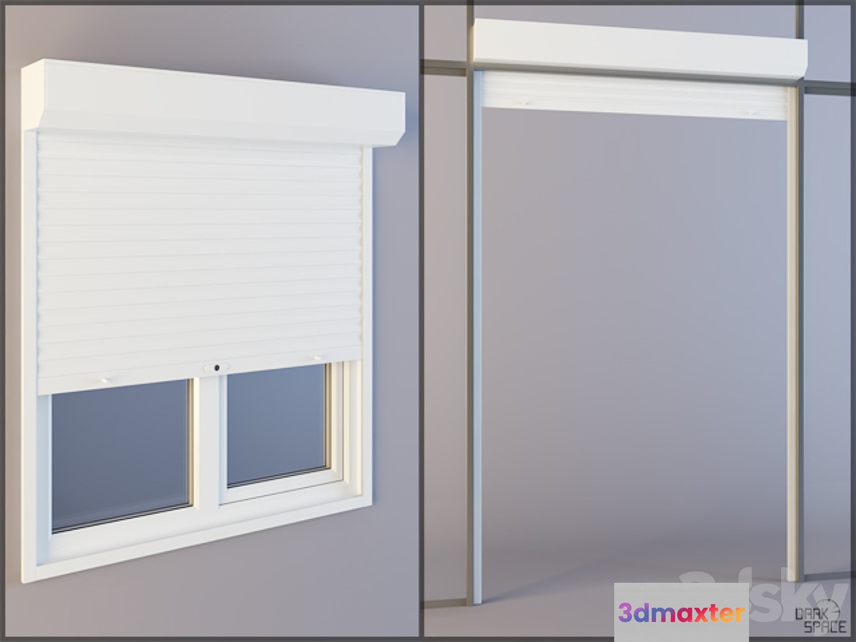 Roll shutters 3D Max