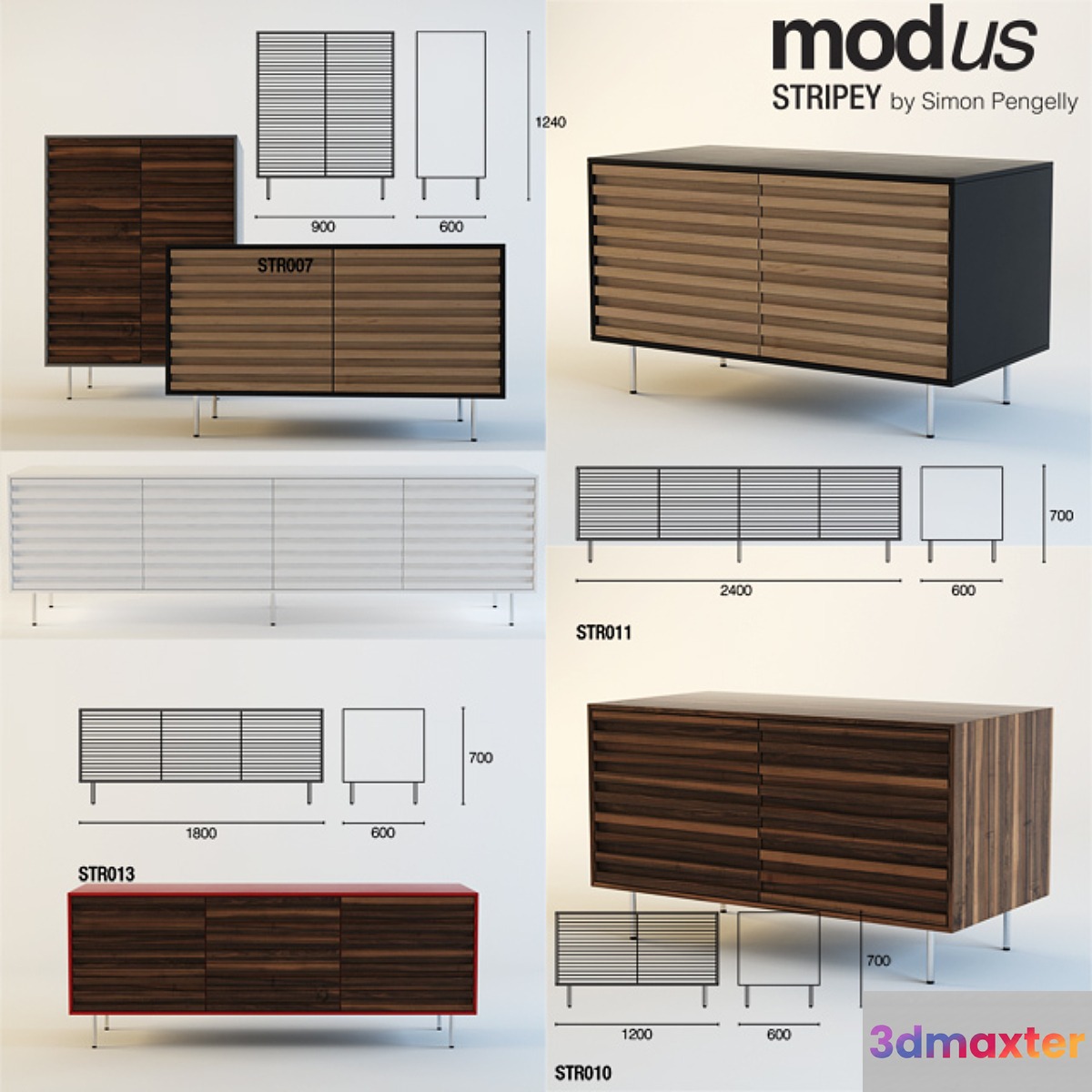 MODUS _ Stripey - No.2 3D Max