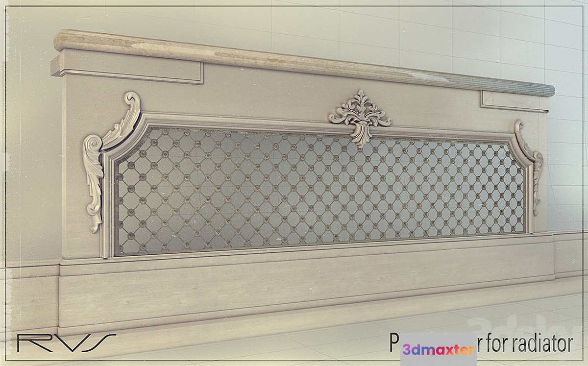 DecoRadiator Up 3D Max