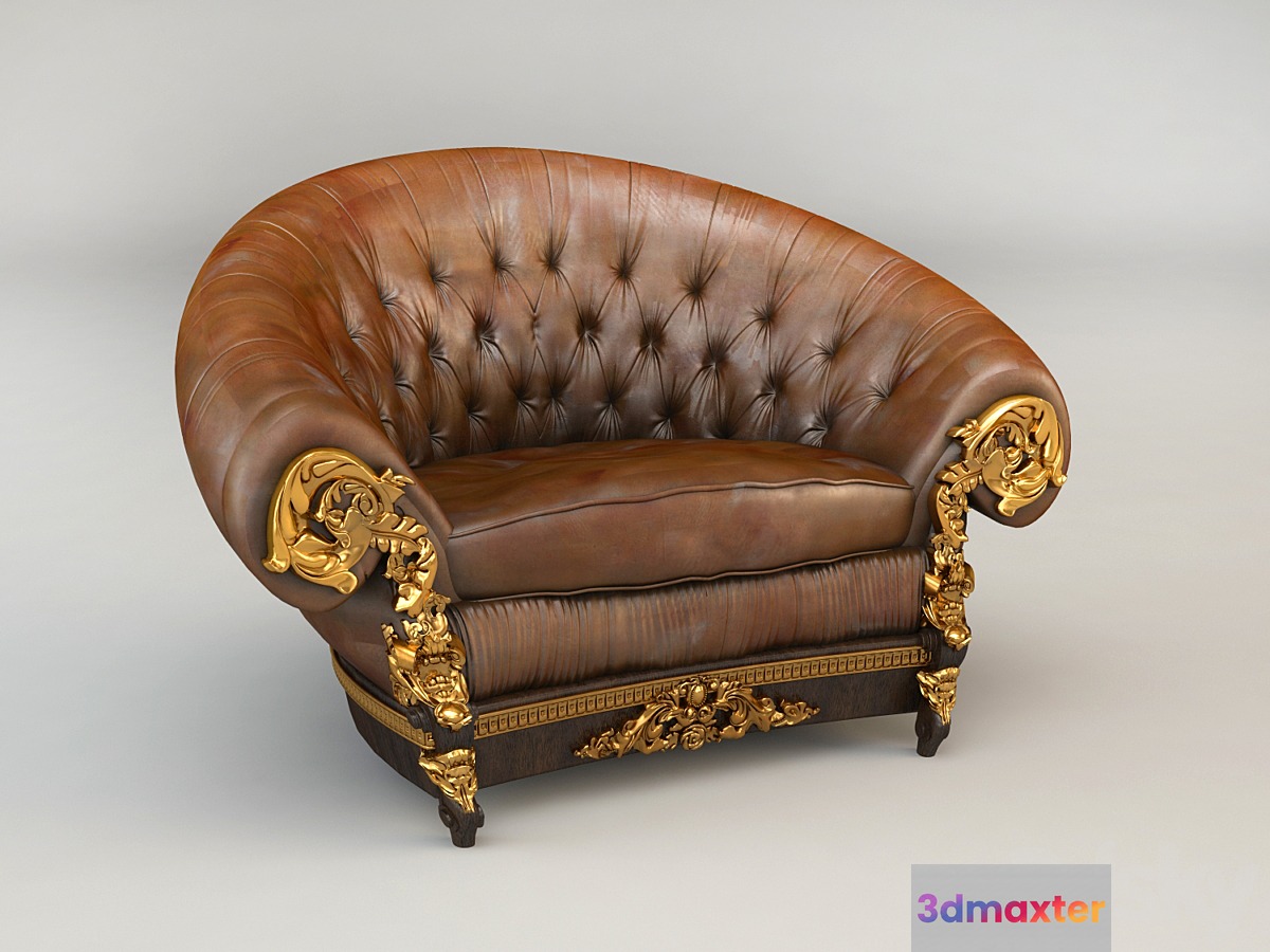 Riva Armchair 3D Max