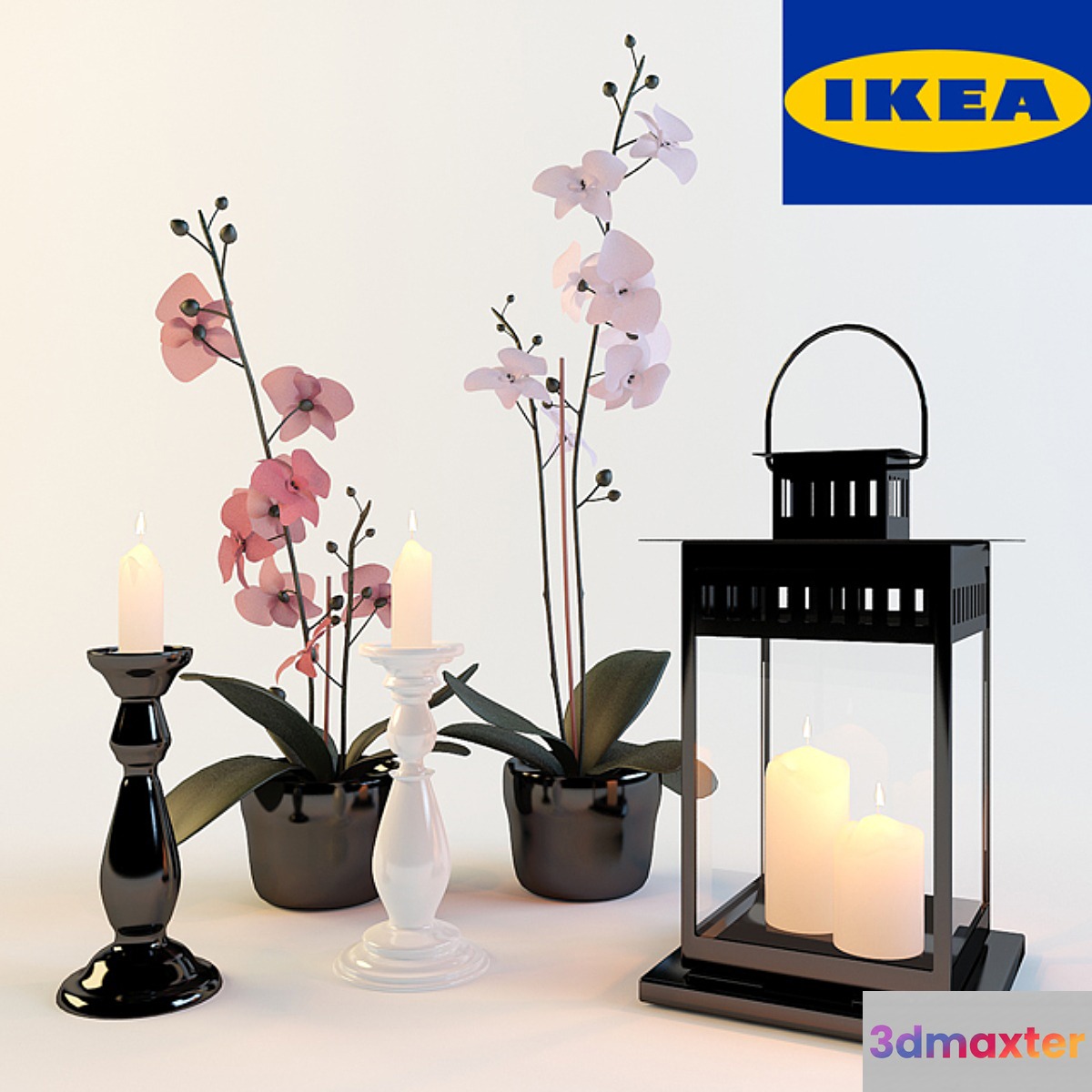 Decorative set of IKEA 3D Max
