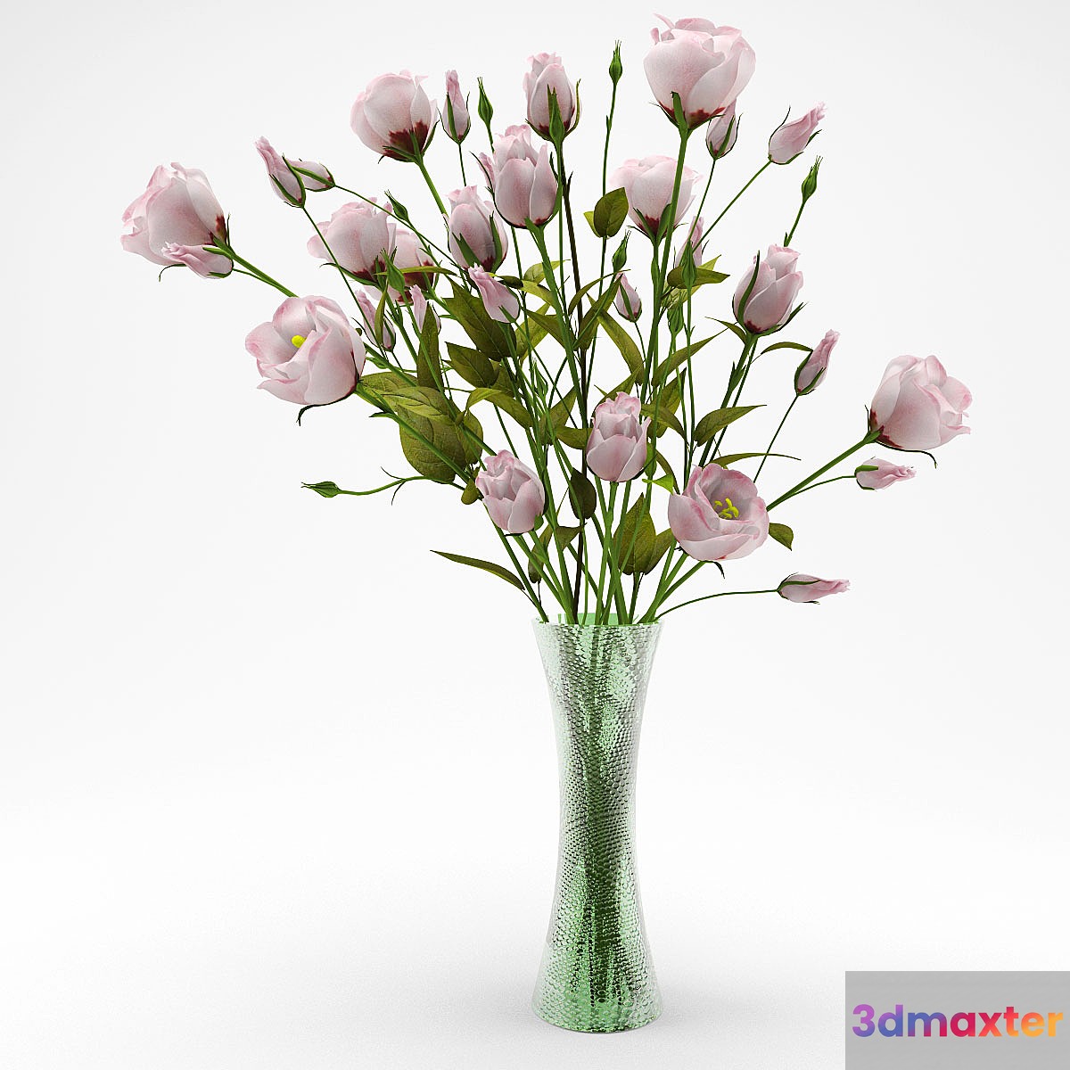 Eustoma bouquet 3D Max