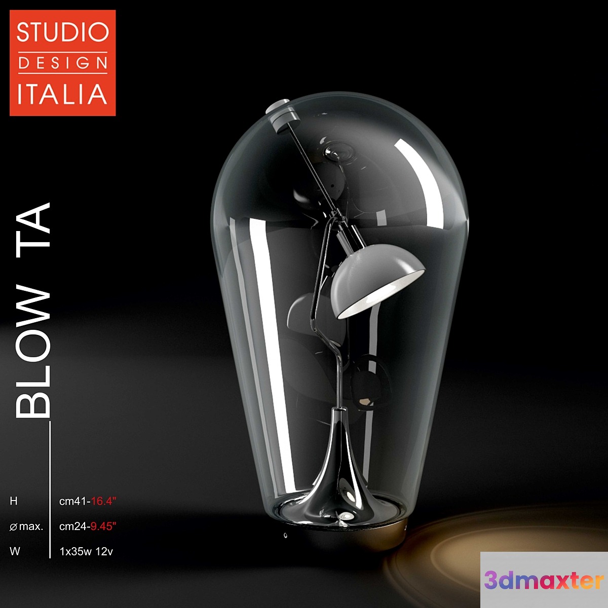 STUDIO ITALIA DESIGN. BLOW TA 3D Max