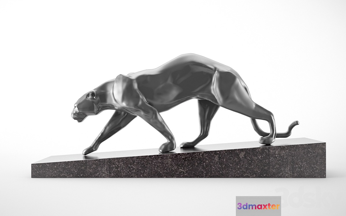 Panther sculpture Art Deco - No.3
