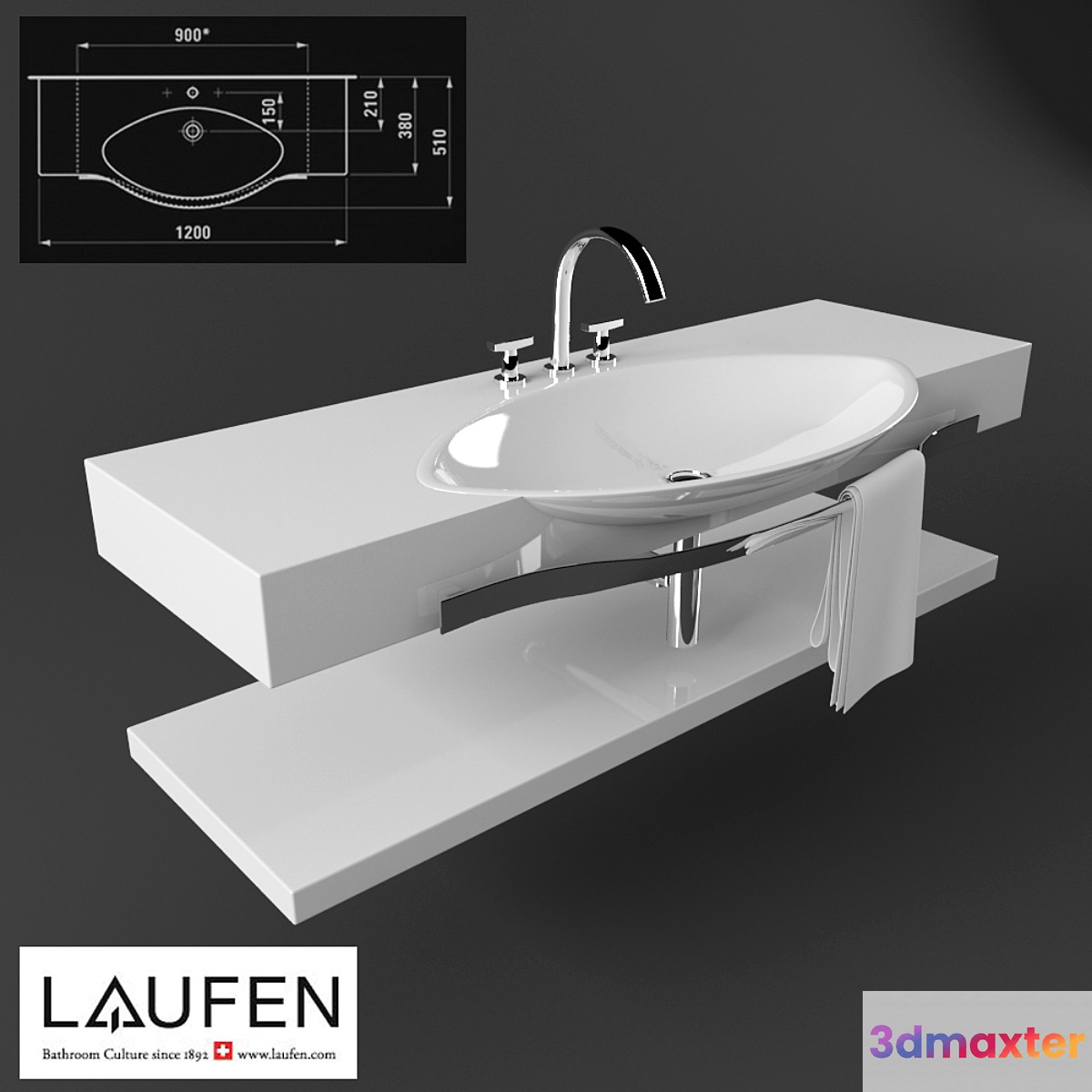 Laufen Palace 3D Max