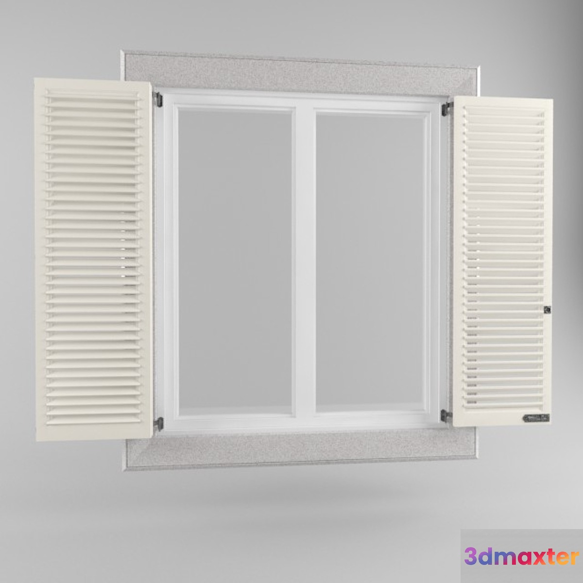 Windows with triple window shutters