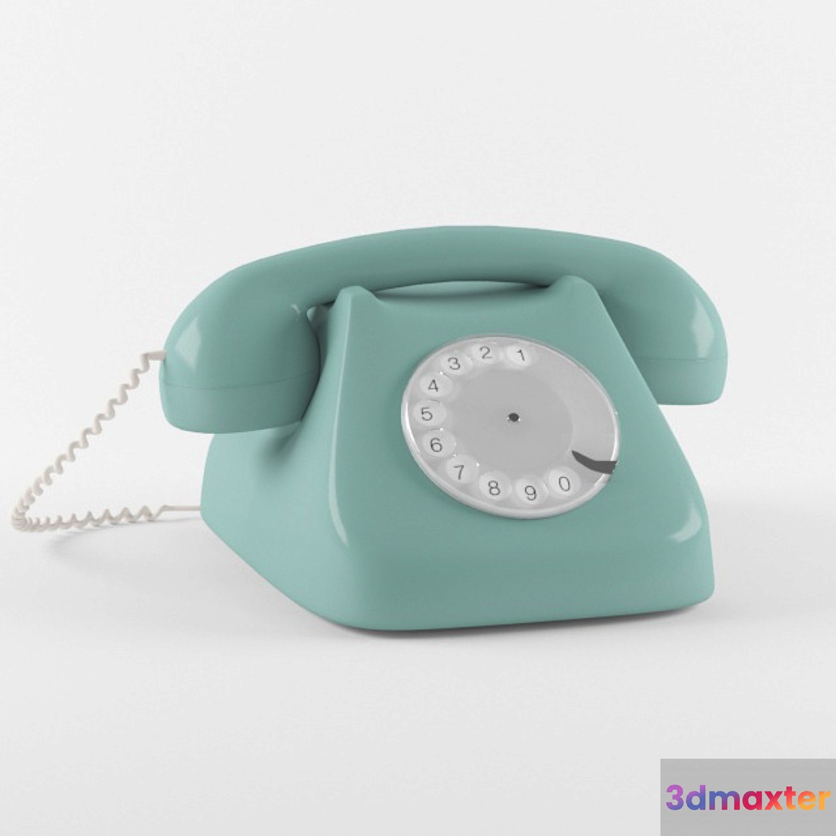 Vintage telephone 3D Max