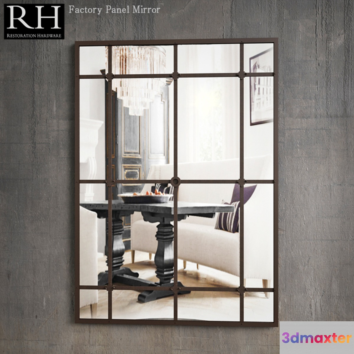 Restoration Hardware. Factory Panel Mirror