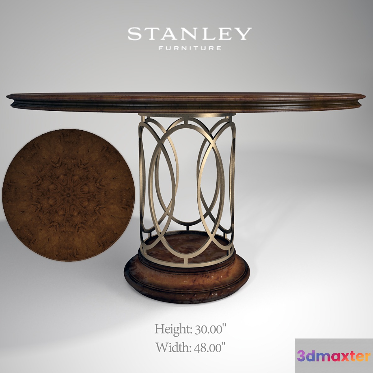 Stanley Avalon Heights table 3D Max