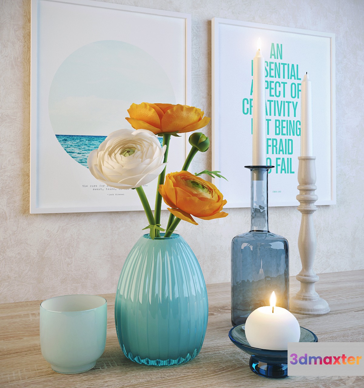 Decoration with flowers