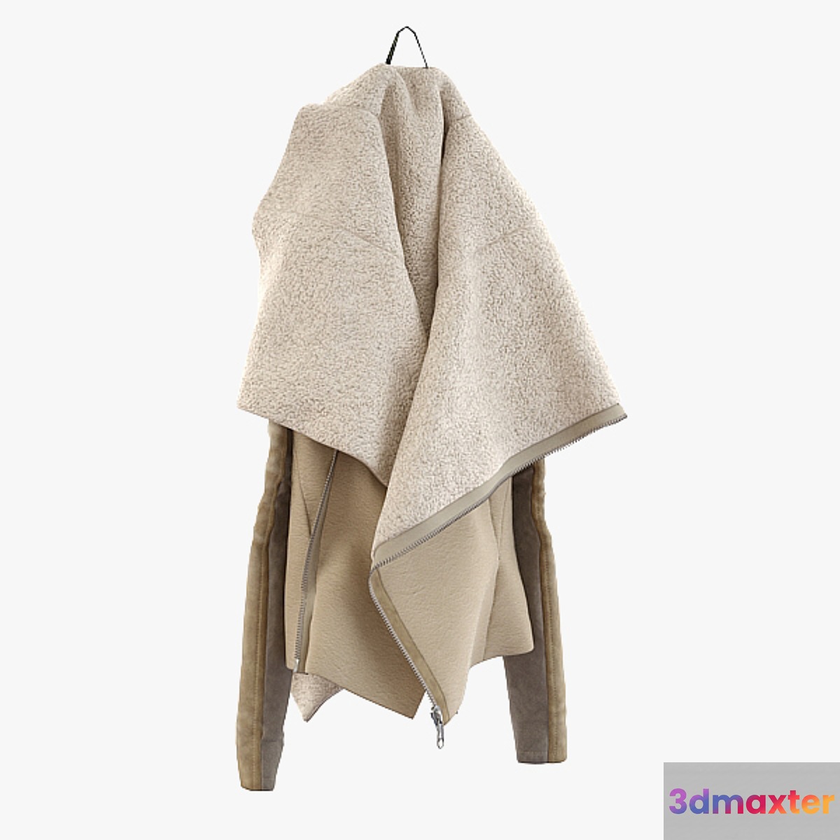 Sheepskin Coat 3D Max