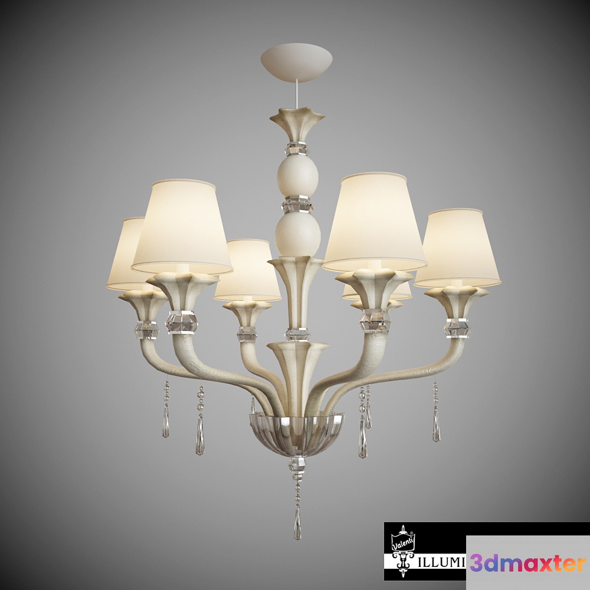 Illuminazione d'arte Dalia 30206CP 3D Max