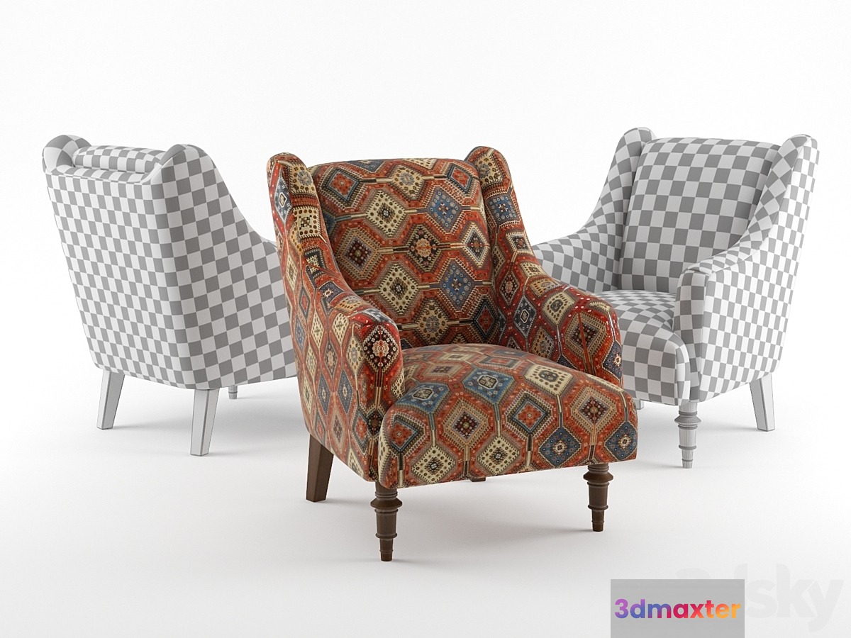 Copyright soft armchair upholstery into East 3