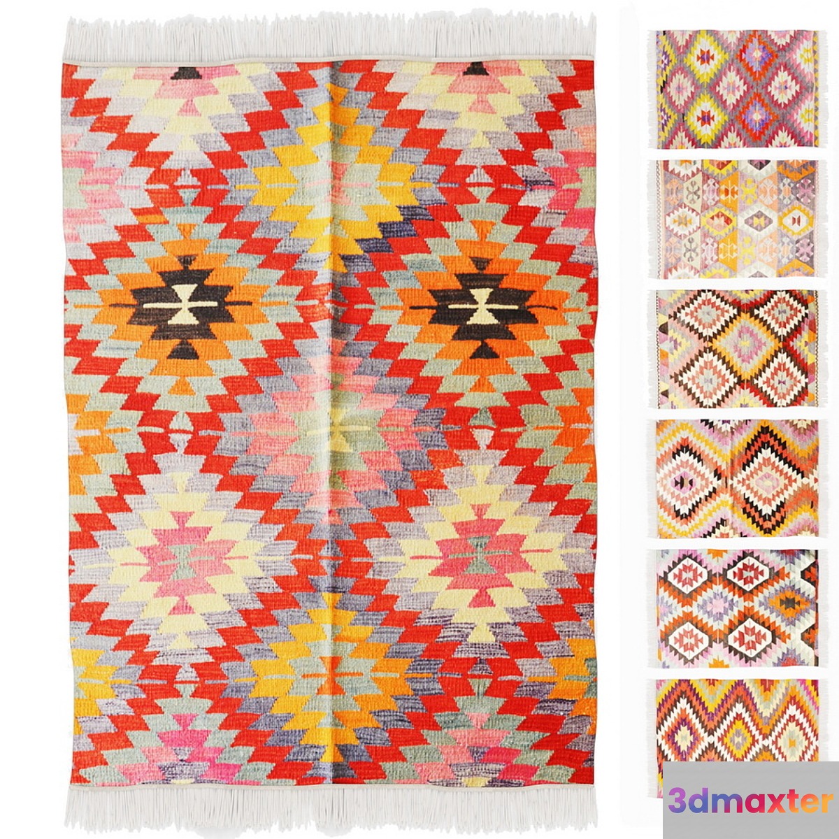 turkish kilim 3D Max