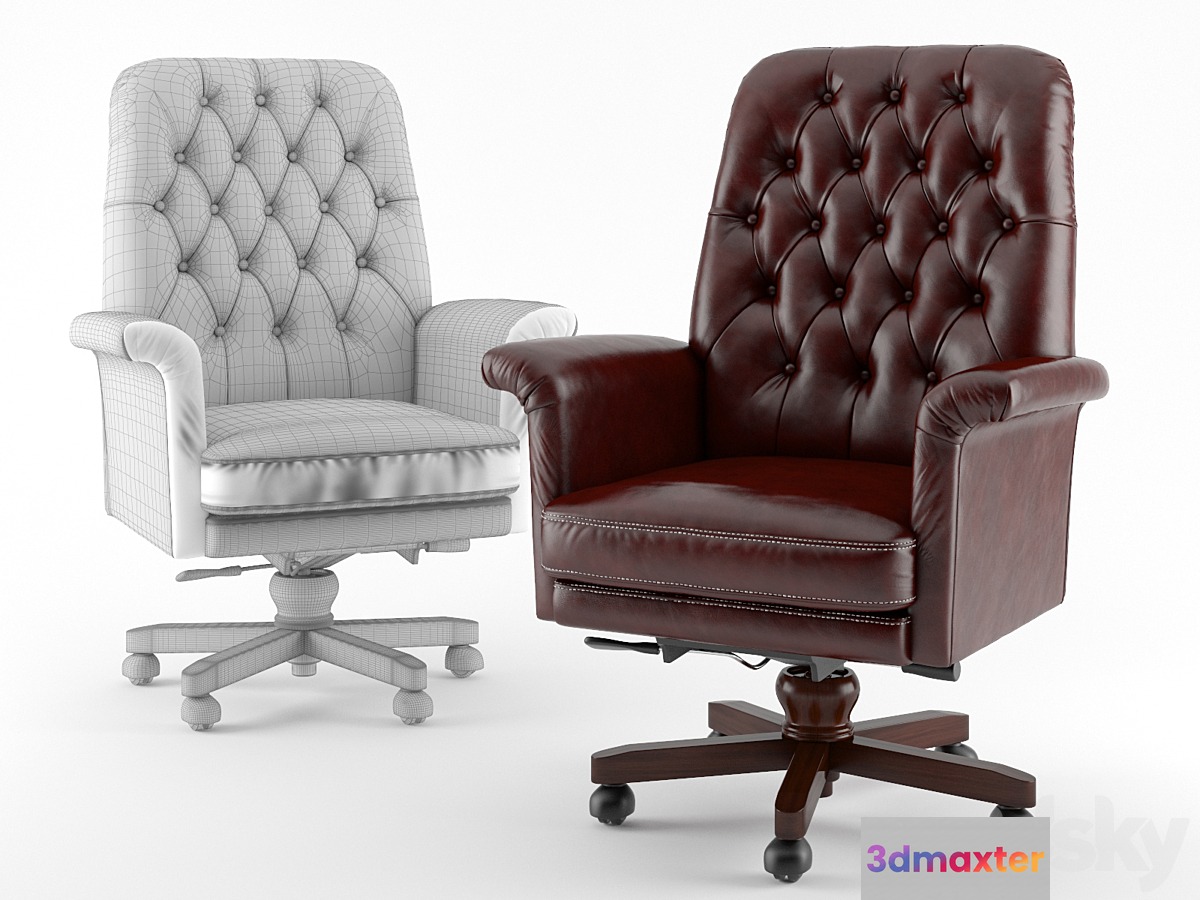 Armchair for chief 3D Max