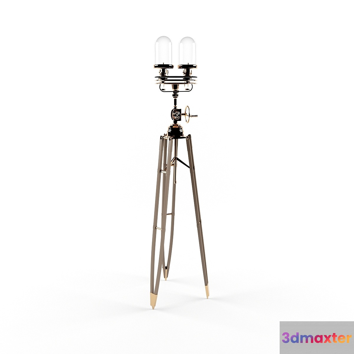 Steampunk floor lamp