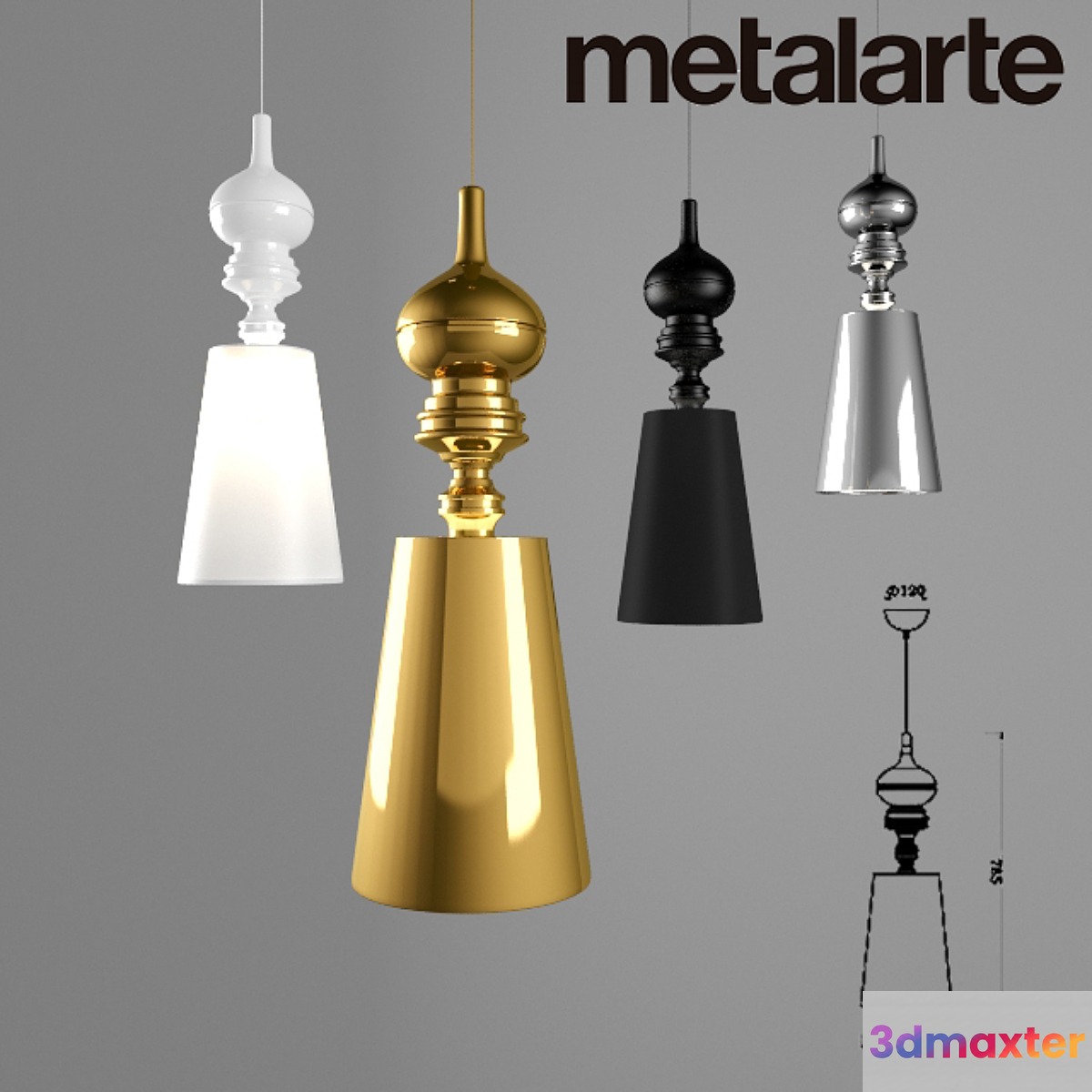 Metalarte Josephine t Pe Pantalle