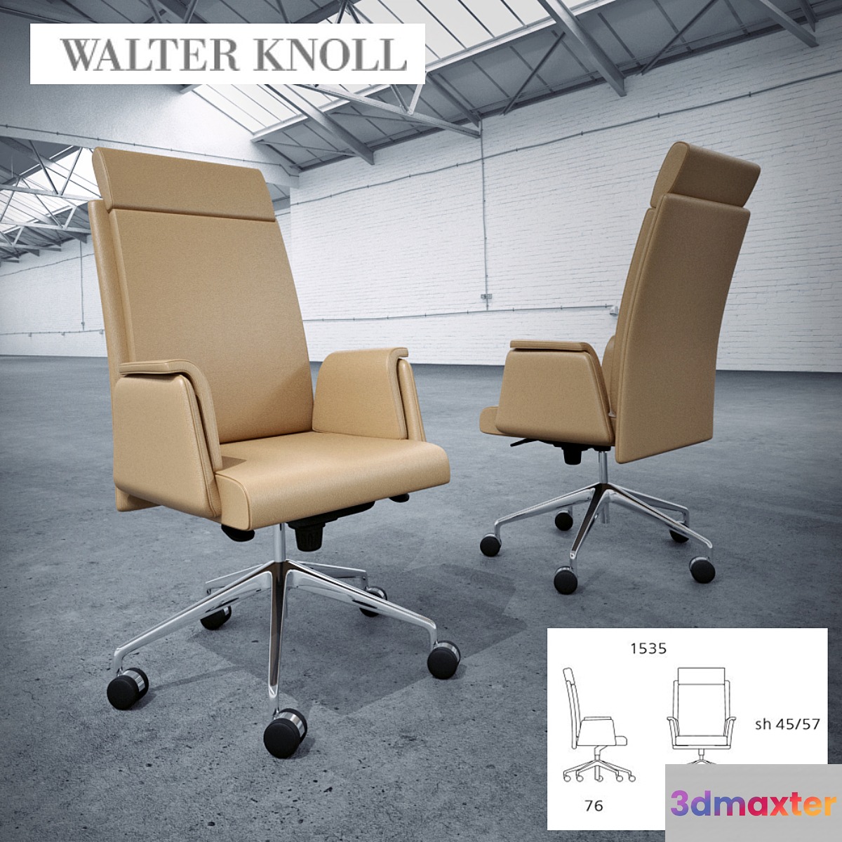 Walter Knoll _ Jason Executive. 3D Max