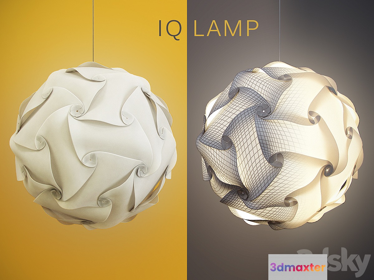 IQ lamp - No.2 3D Max