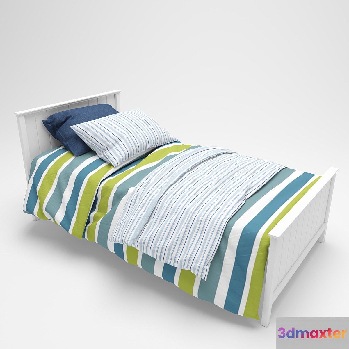 John Lewis Single Bedsteads Ashton White - No.4