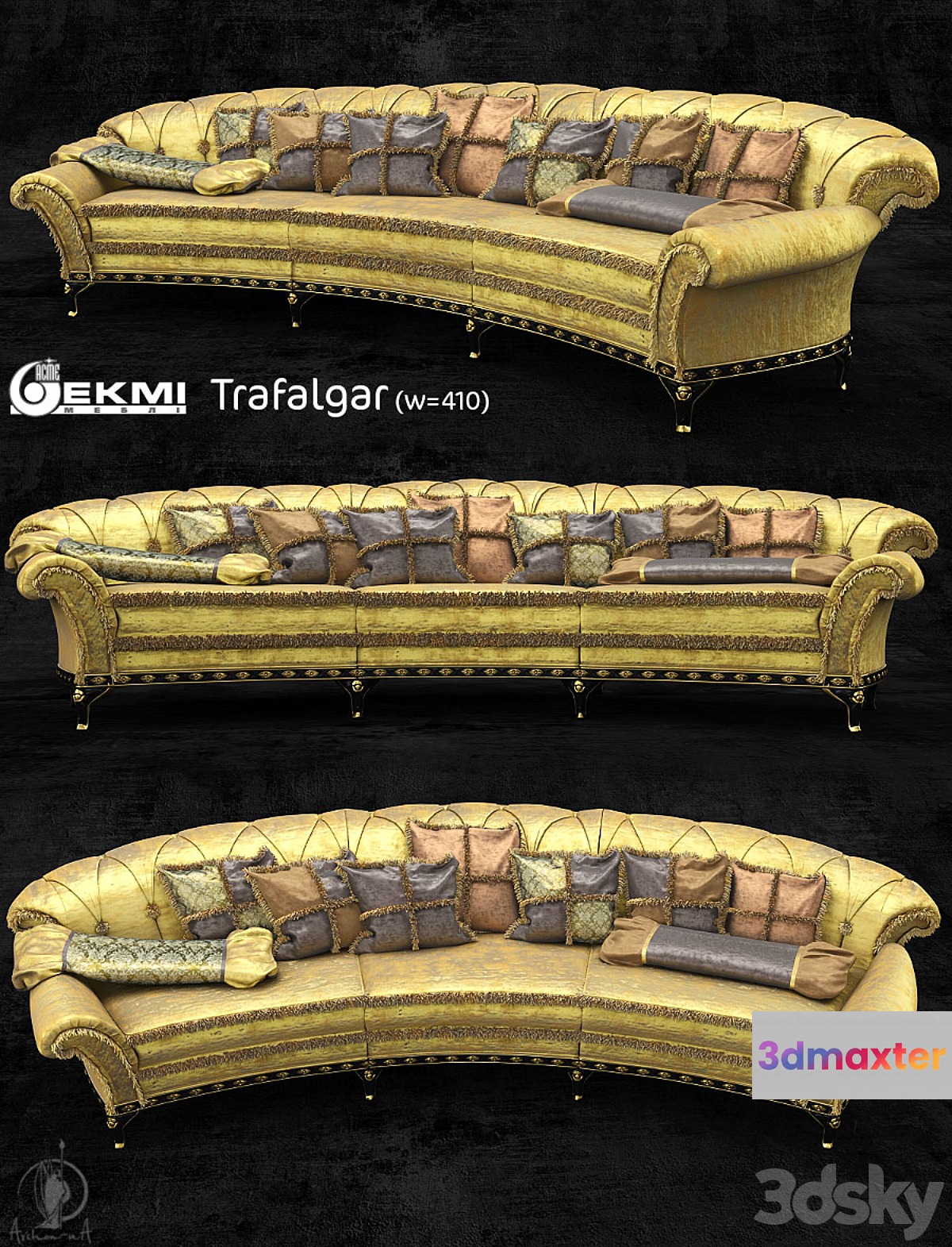 Ekmi Trafalgar (w = 410) 3D Max