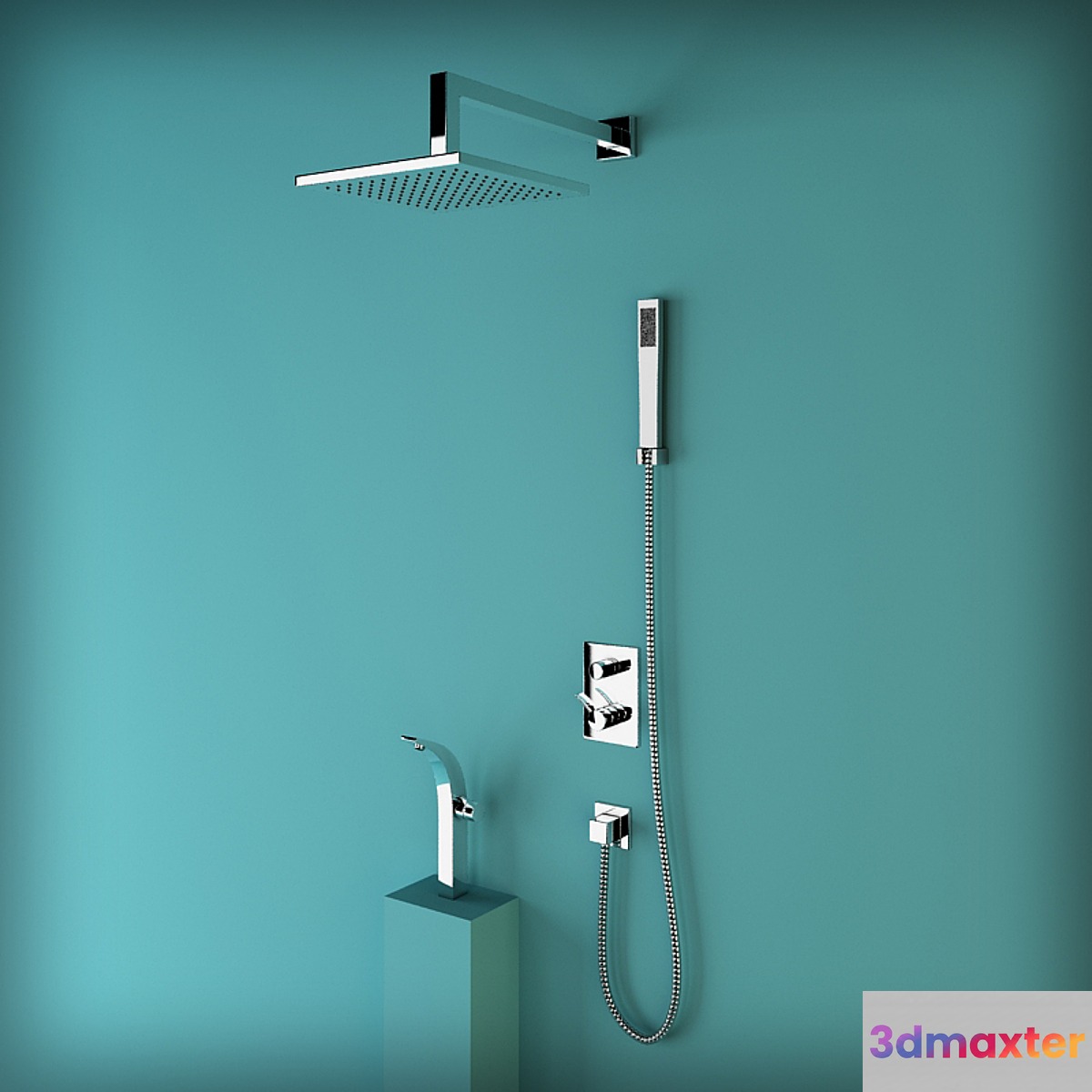 Square Shower Mixer