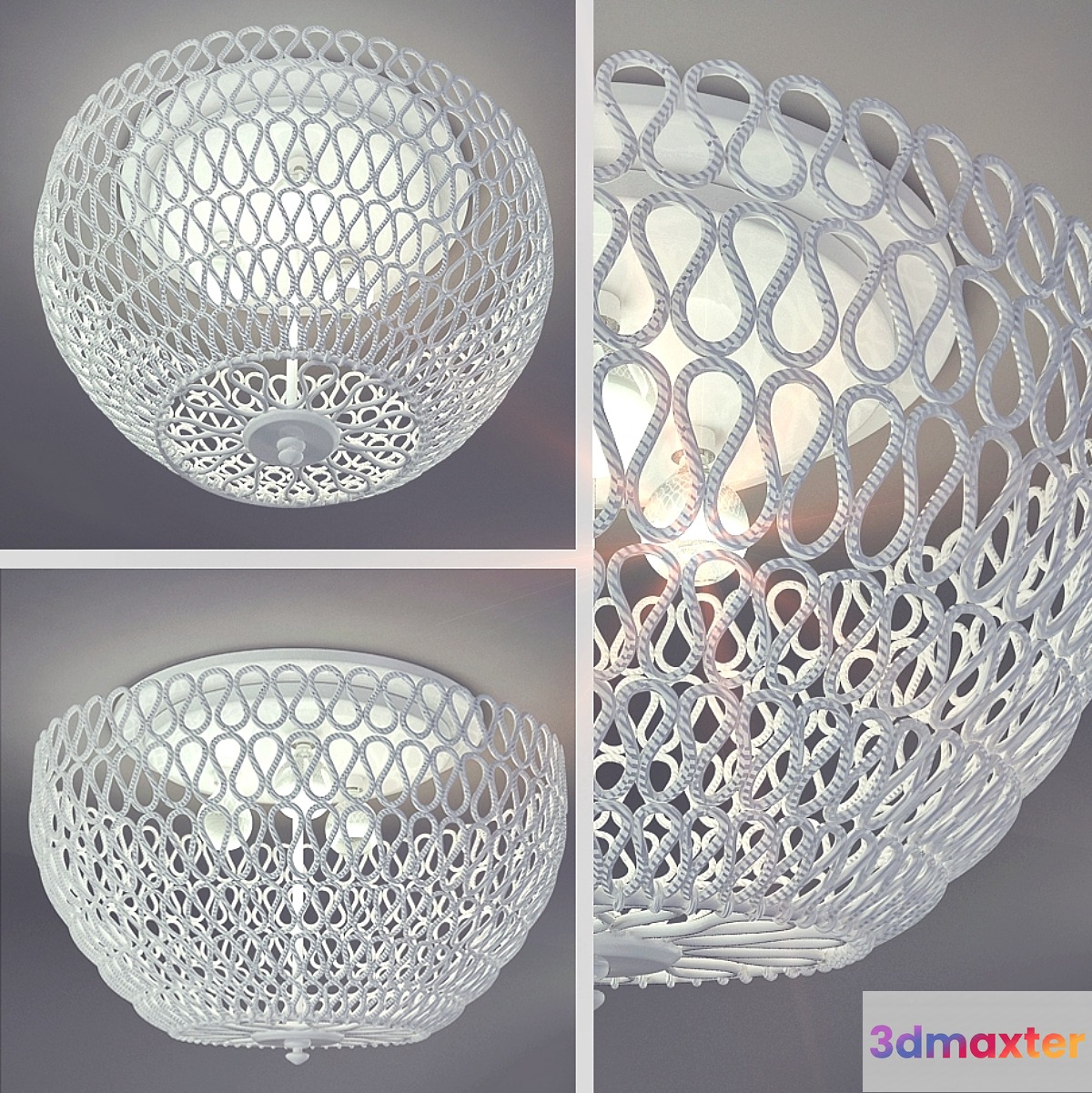 Chandelier made of rope - No.2 3D Max