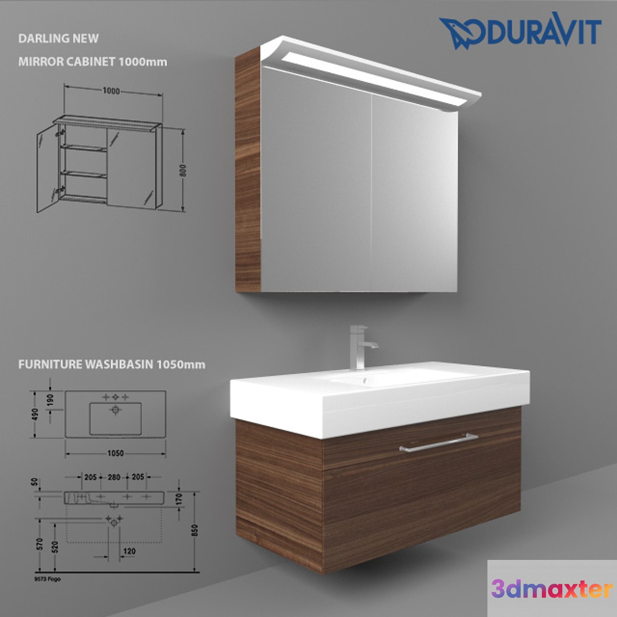 Duravit Furniture Washbasin 1050