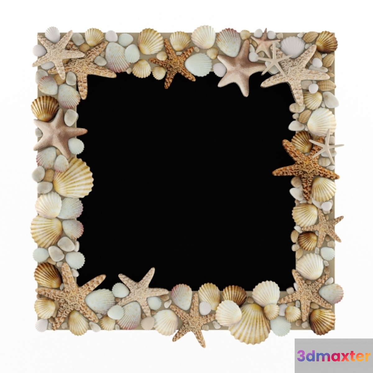 Mirror with shells