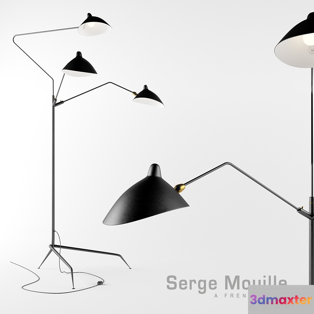 Standing lamp 3 arms