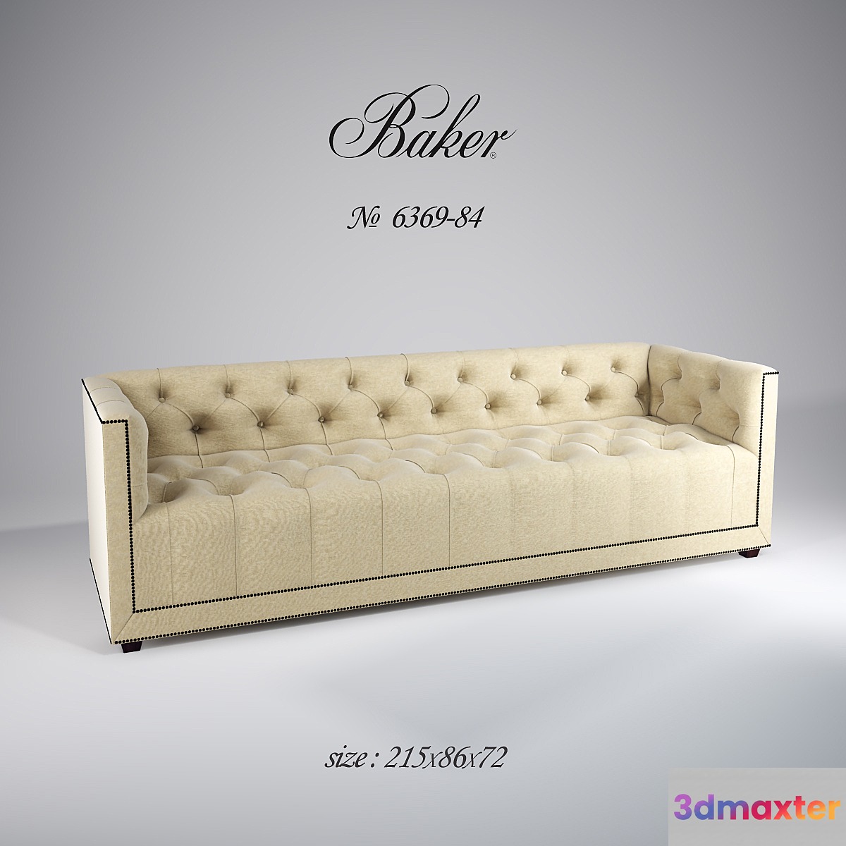 Baker 6369-84 3D Max