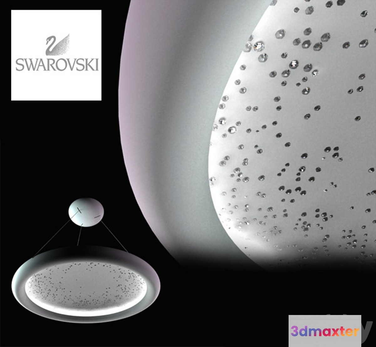 Swarovski - stellar doma 3D Max
