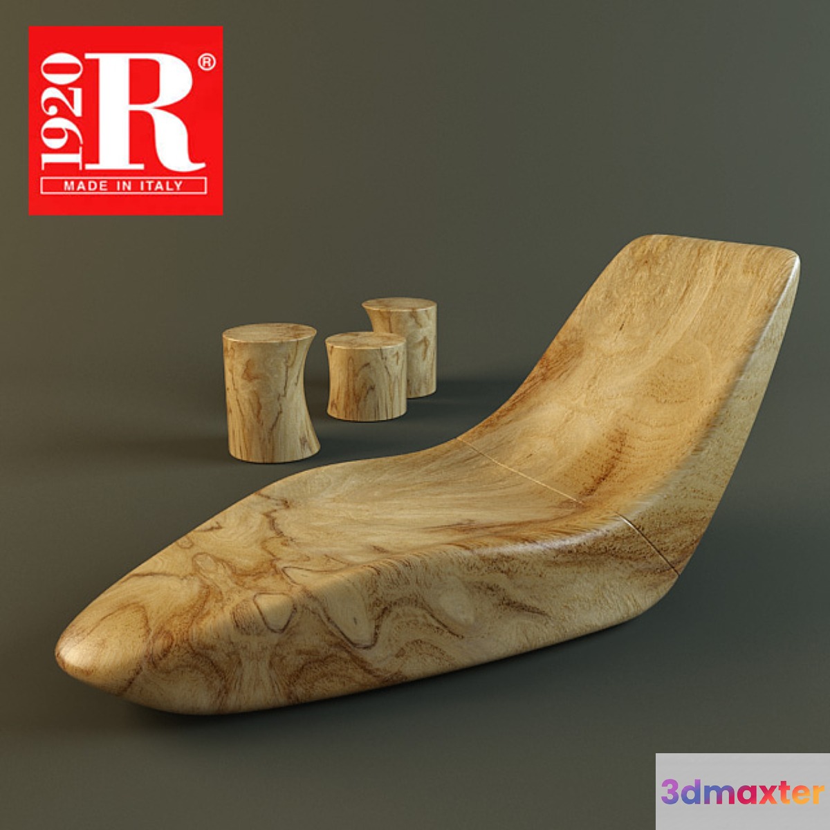 deck chair 3D Max