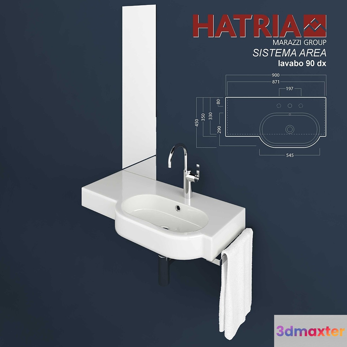 Have 900x450 lavabo
