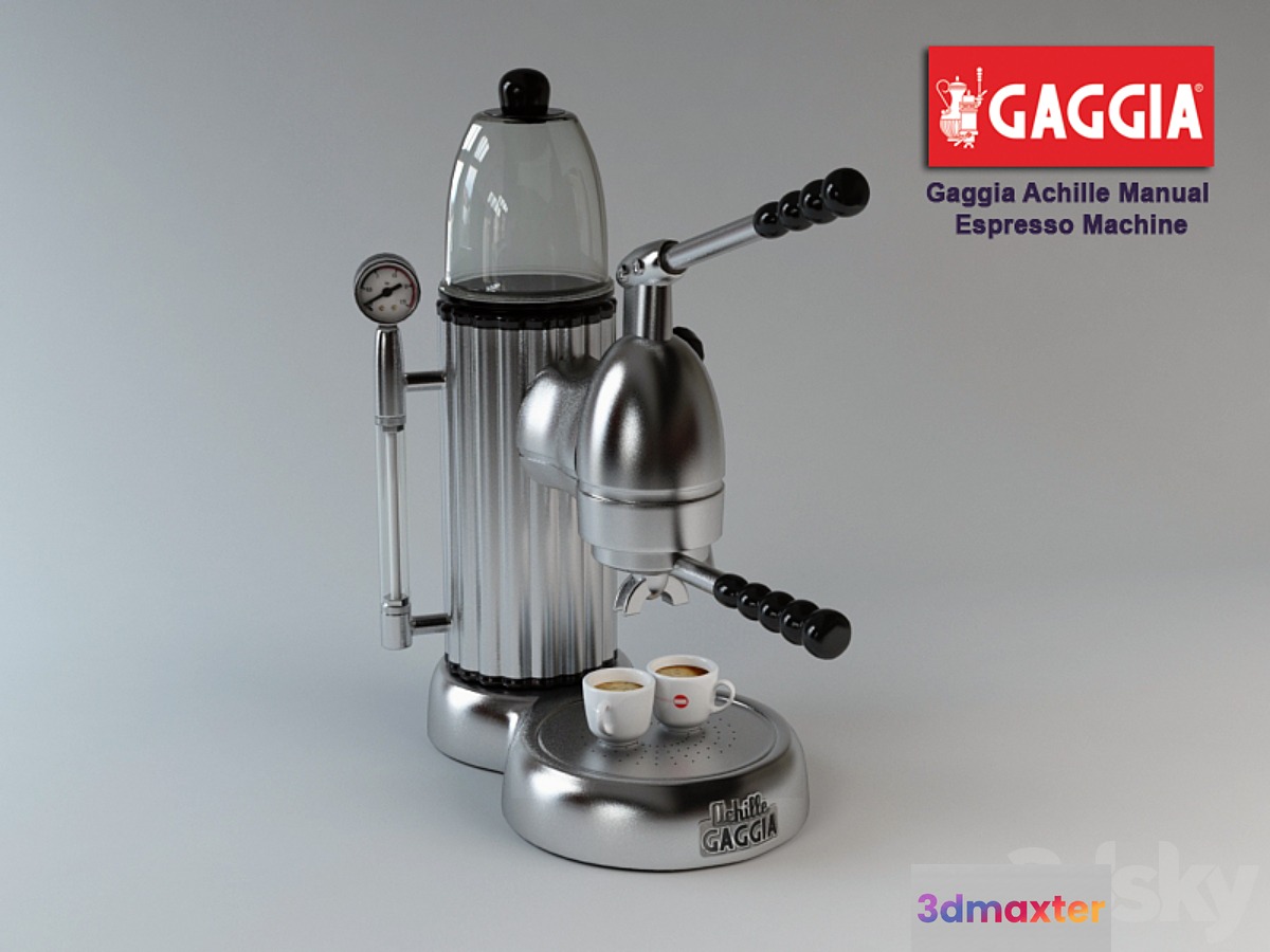 Gaggia Achille 3D Max