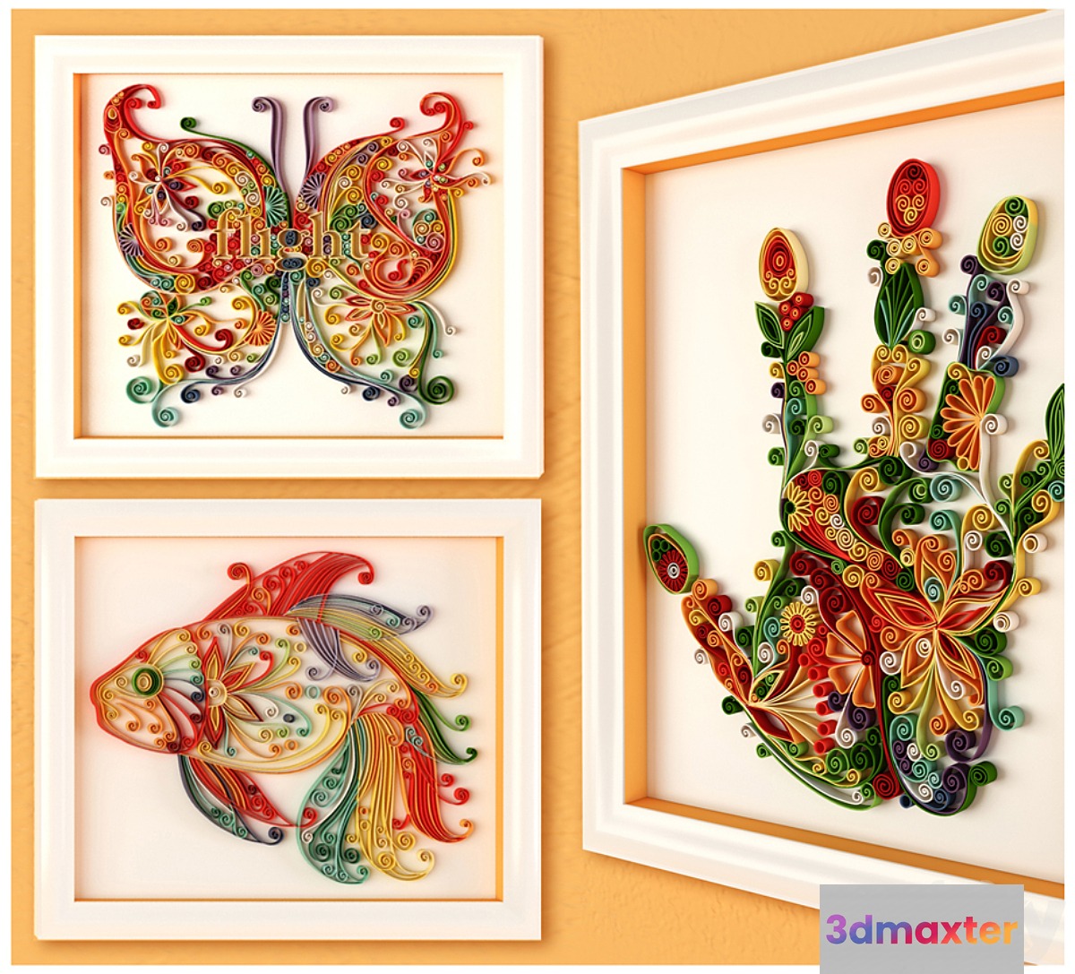 Quilling 3D Max