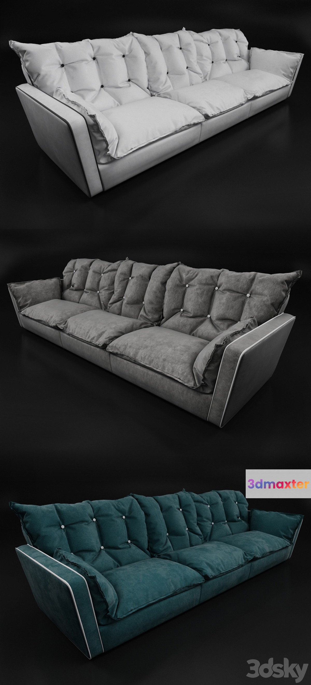 Baxter Sorrento sofa (Three Seater)