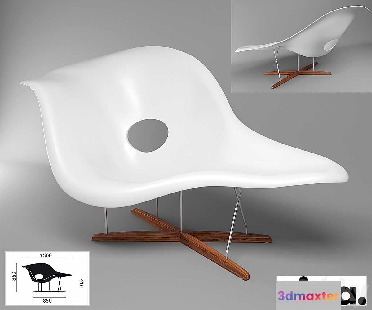 LA CHAISE 3D Max